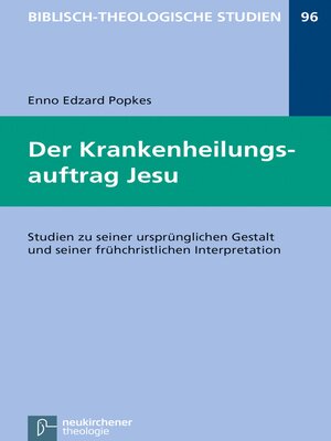 cover image of Der Krankenheilungsauftrag Jesu